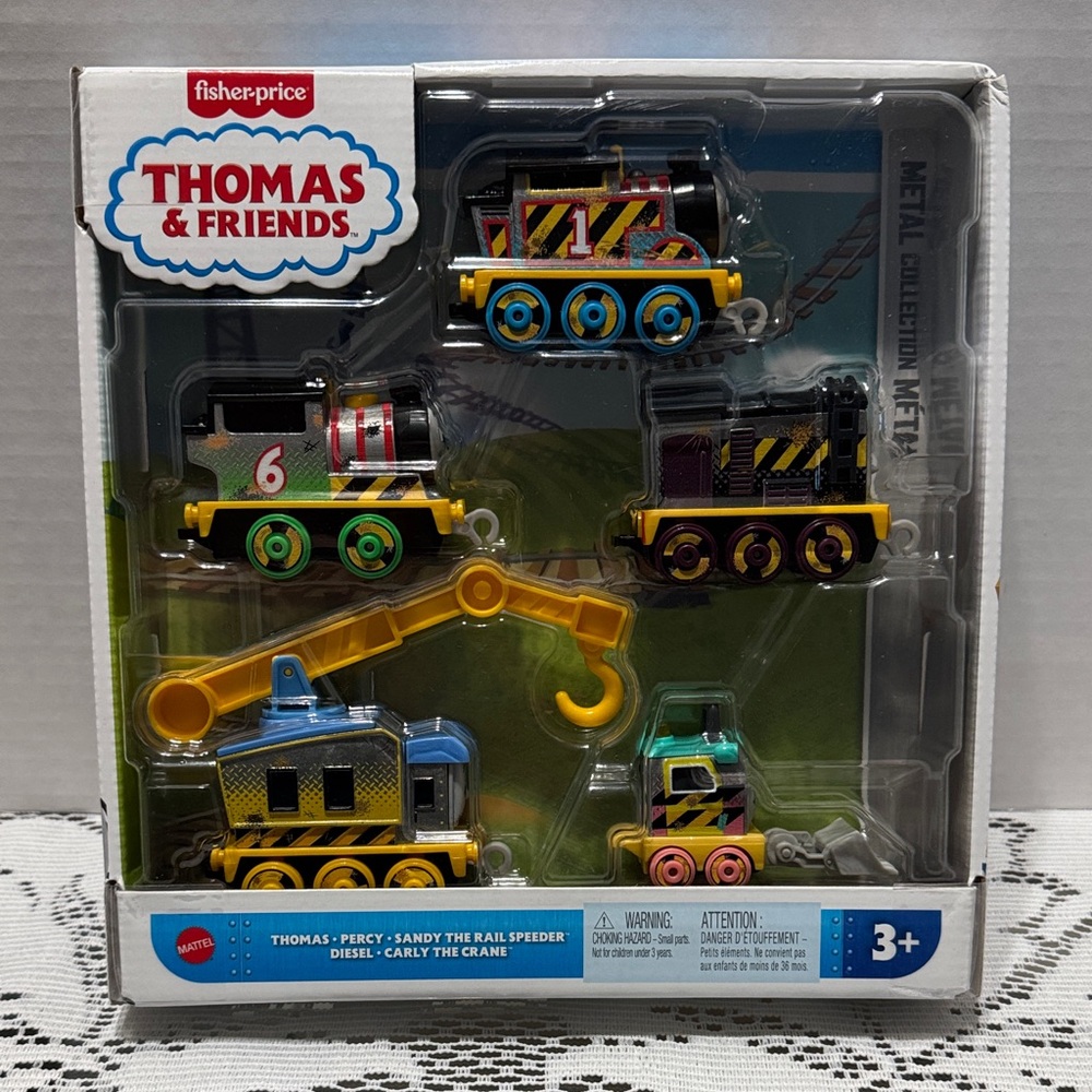 Thomas & Friends Metal Collection 5 Pack Train Set Percy Sandy Diesel Carly